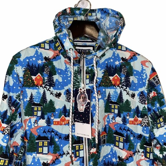 NEW Denim & Flower Ricky Singh Christmas Holidays Jacket Medium - Picture 2 of 8